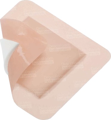 DRACOFOAM Haft sensitiv Schaumst.Wund.5x5 cm 10 St Verband