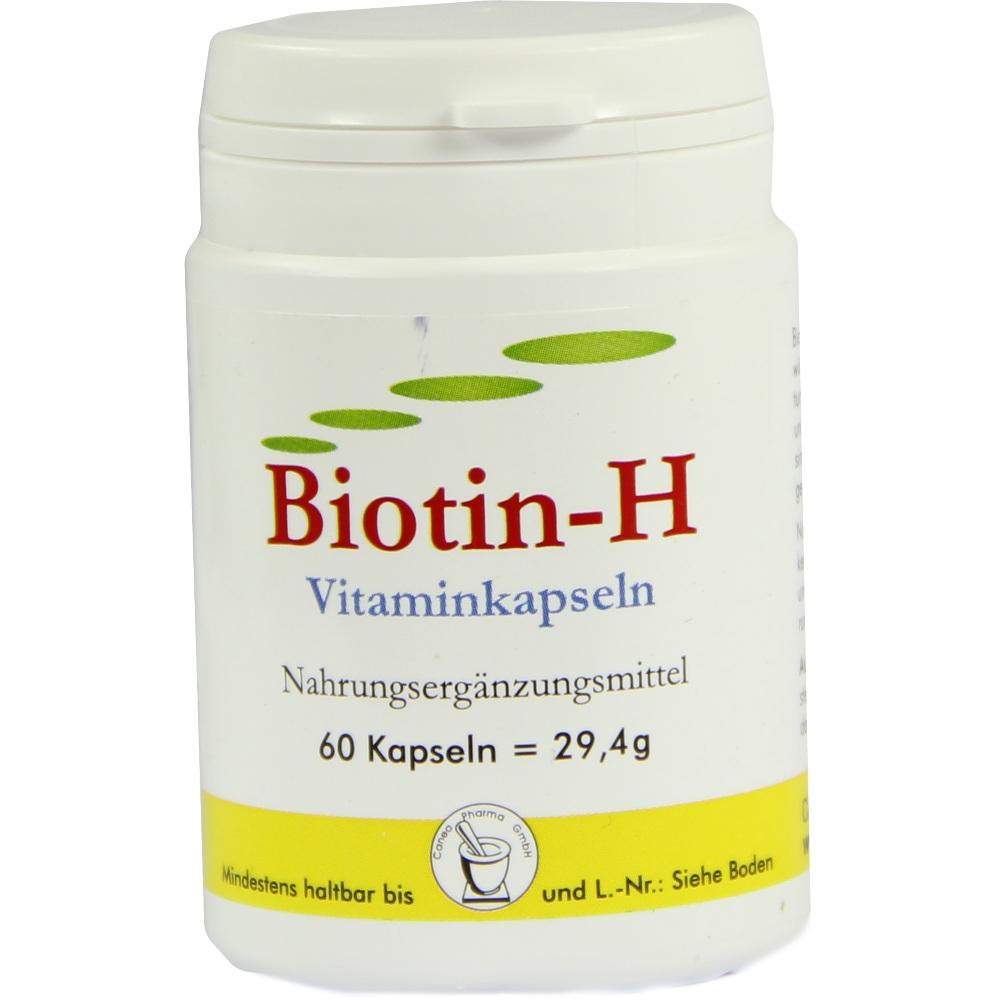 BIOTIN H Vitaminkapseln 60 St Kapseln