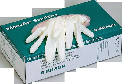 MANUFIX sensitive Unters.Handschuhe pf groß 100 St Handschuhe