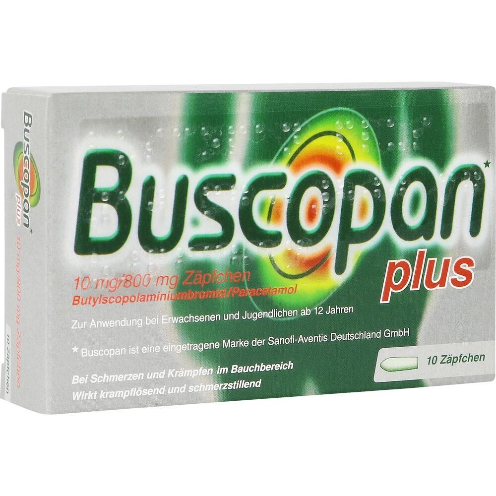 Buscopan plus Suppositorien 10 St Suppositorien