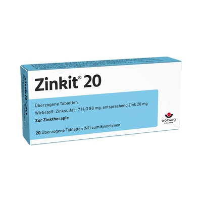 Zinkit 20 20 St Überzogene Tabletten