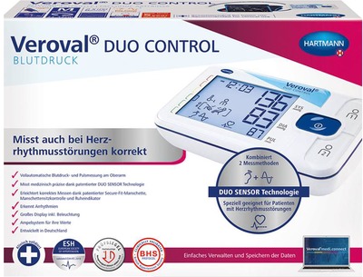 Veroval Duo Control Oberarm-Blutdruckmessgerät Large 1 St
