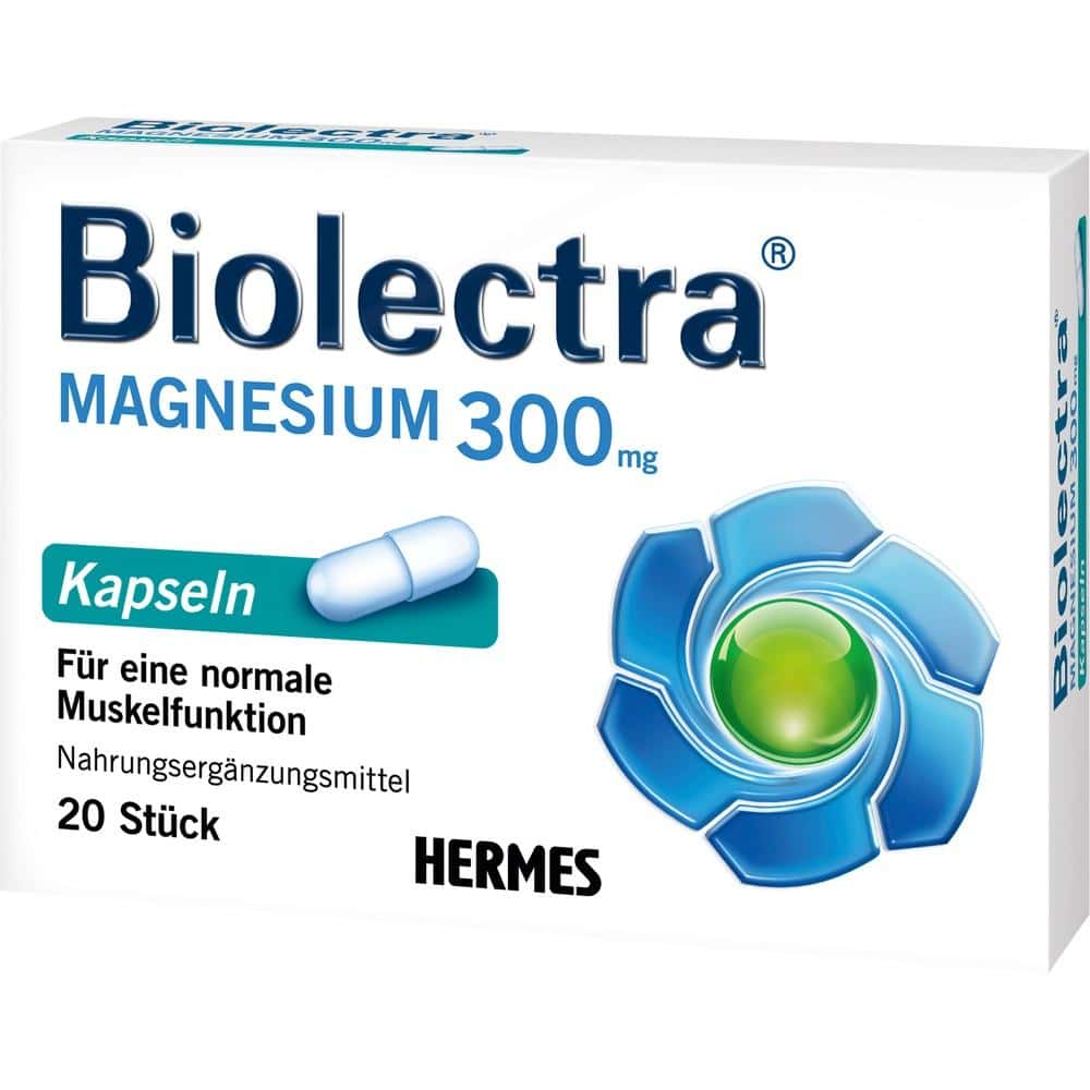 Biolectra MAGNESIUM 300mg 20 St Kapseln