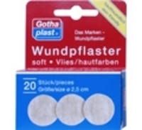GOTHAPLAST Wundpfl.soft Vlies 2,5 cm 20 St Pflaster