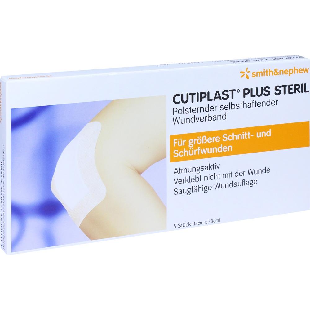 CUTIPLAST Plus steril 7,8x15 cm Verband 5 St Verband