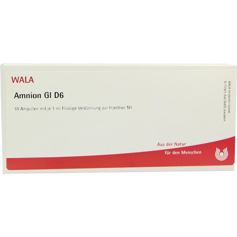WALA Amnion Gl D6 Ampullen 10X1 ml Ampullen