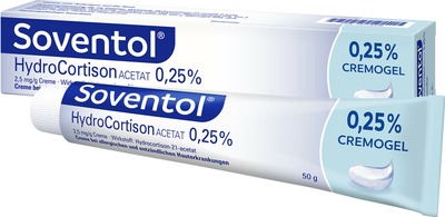 Soventol Hydrocortisonacetat 0,25%  50 g Creme