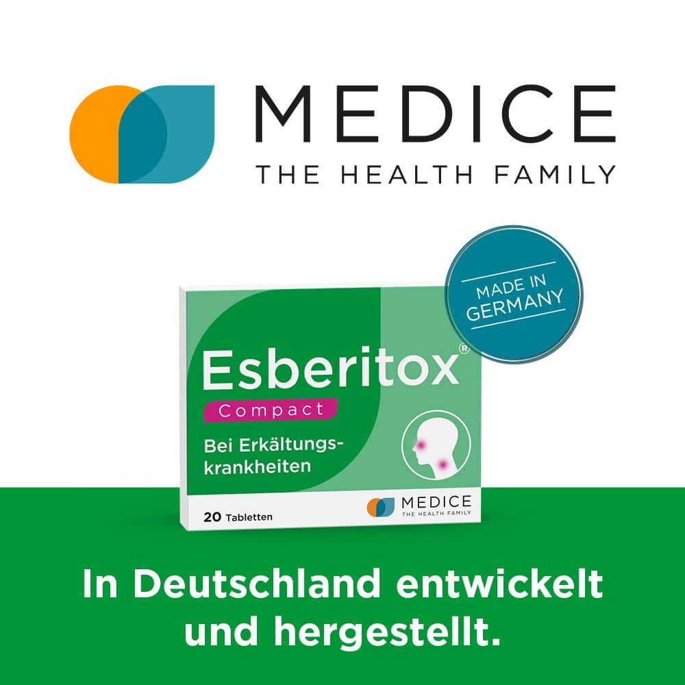 Esberitox COMPACT Tabletten bei Erkältungskrankheiten 20 St Tabletten