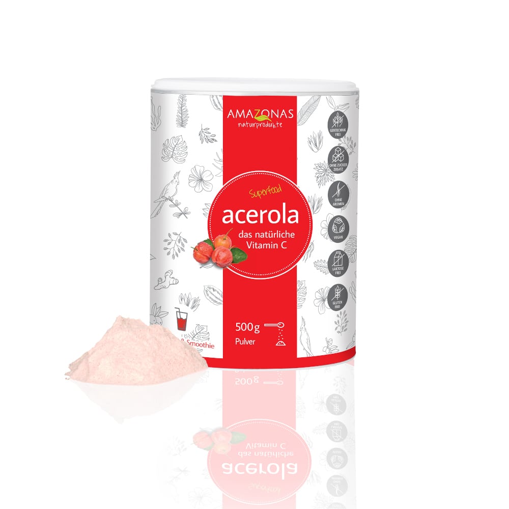 acerola 100% natürliches Vitamin C 500 g Pulver