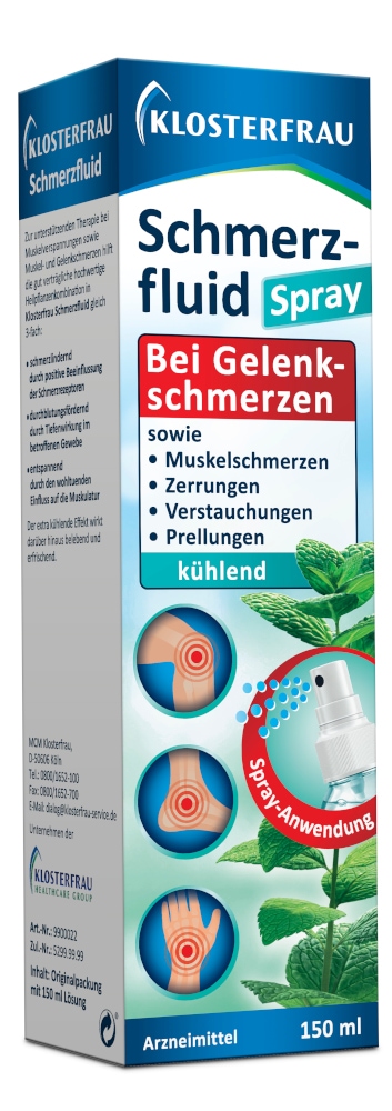 KLOSTERFRAU Schmerzfluid Spray 150 ml Lösung