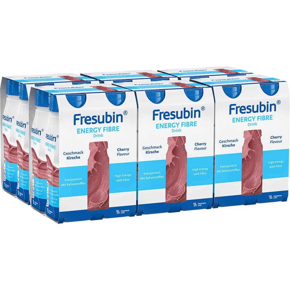 Fresubin Energy Fibre Trinknahrung Kirsche  6X4X200 ml Lösung