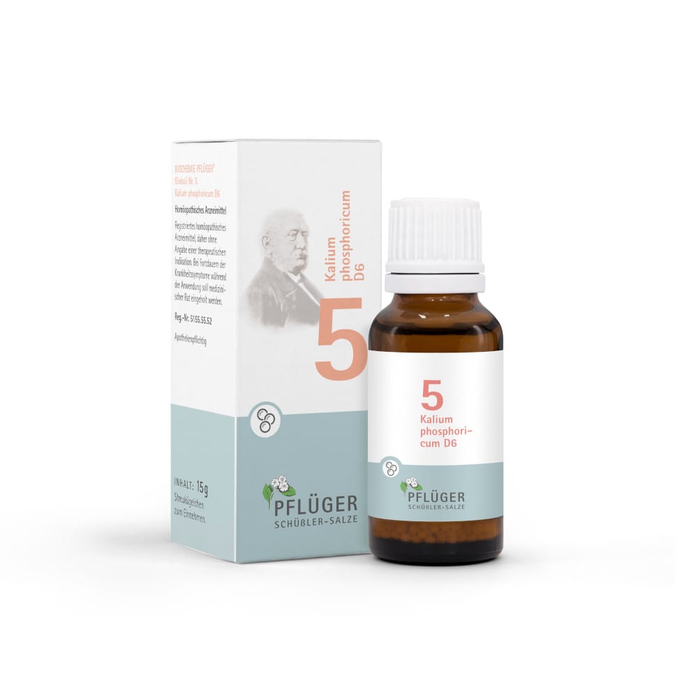 Schüßler-Salz Nr. 5 Kalium phosphoricum D6 15 g Globuli