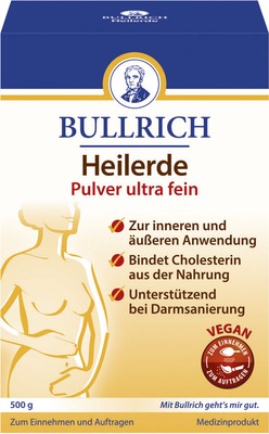 BULLRICHS Heilerde Pulv.z.Einnehmen u.Auftragen 500 g Pulver