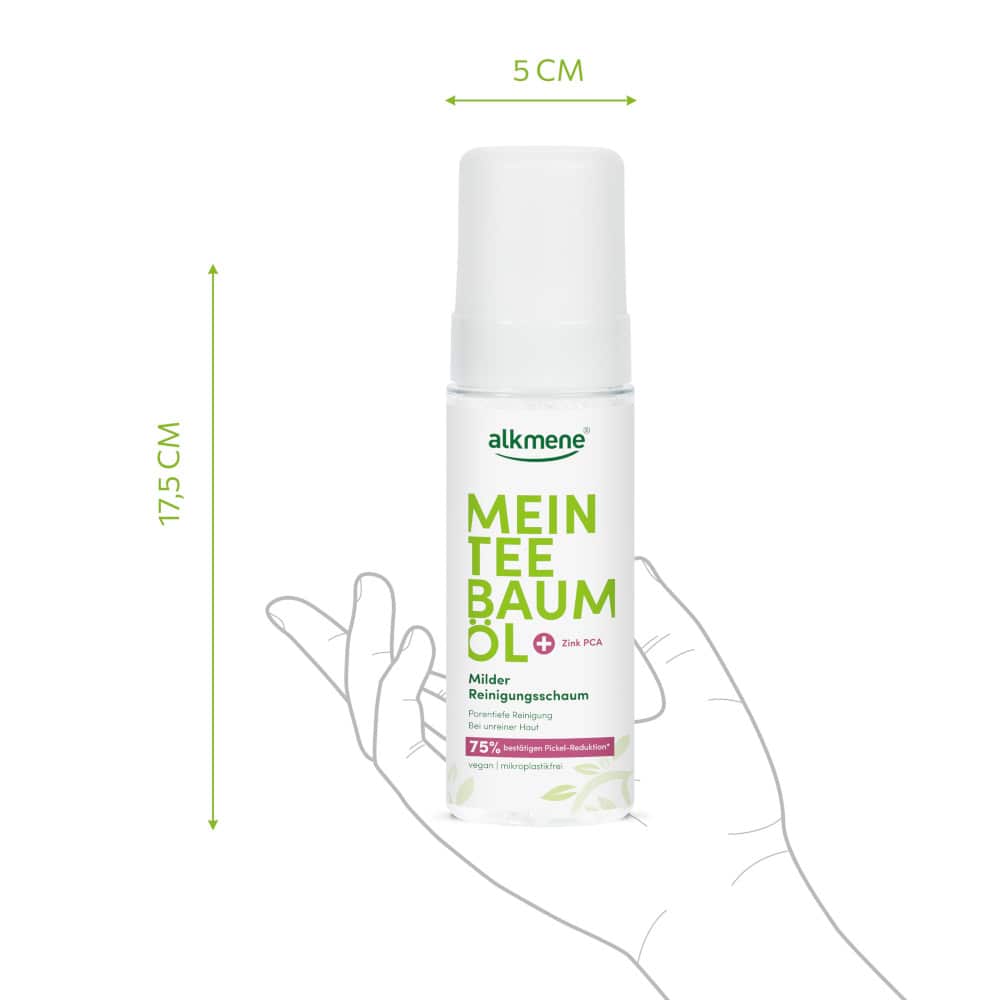 alkmene MEIN TEEBAUMÖL Milder Reinigungsschaum 150 ml Schaum