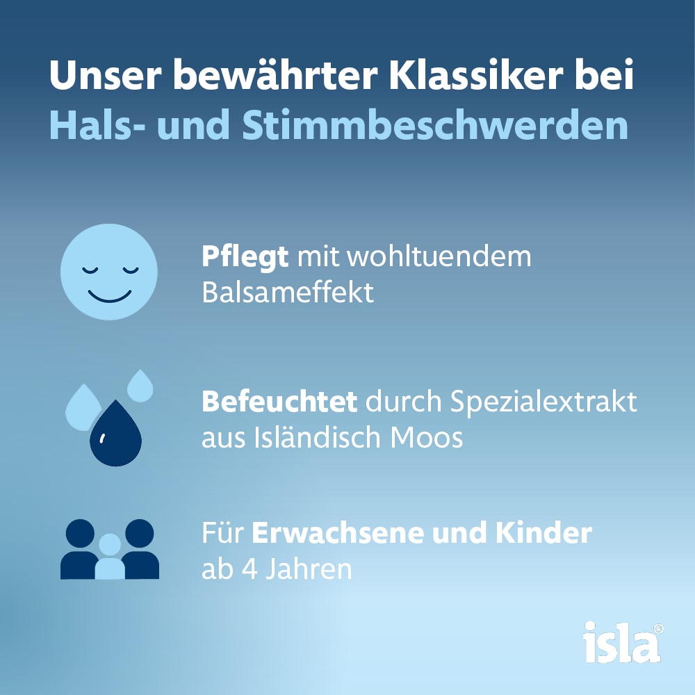 isla moos Halspastillen 30 St Pastillen