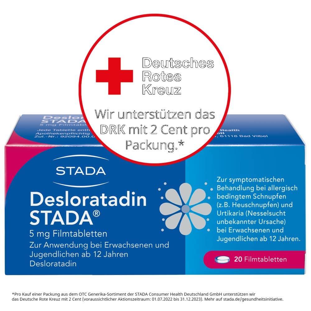 Desloratadin STADA 5mg  20 St Filmtabletten