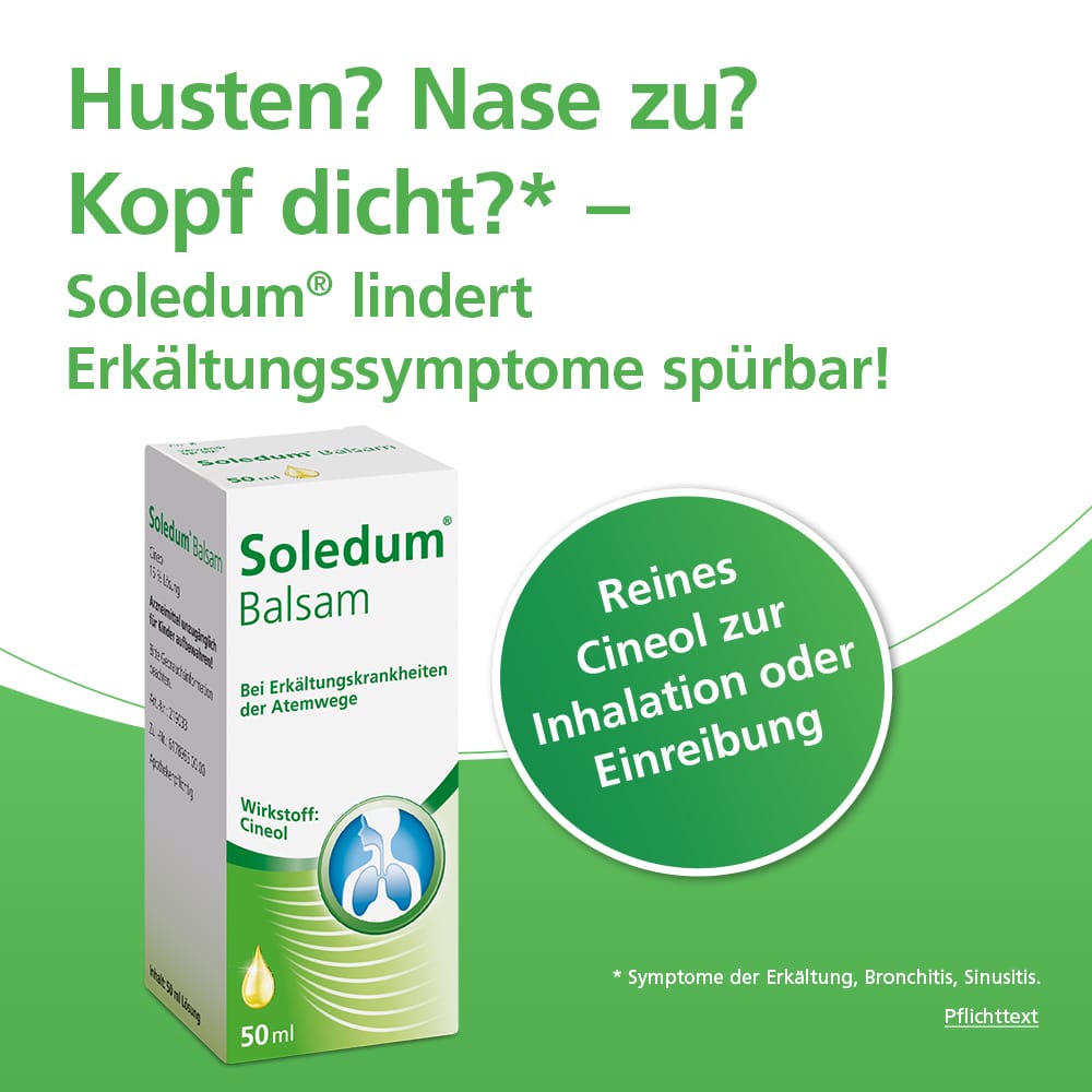 Soledum Balsam 15% Lösung 50 ml Flüssigkeit