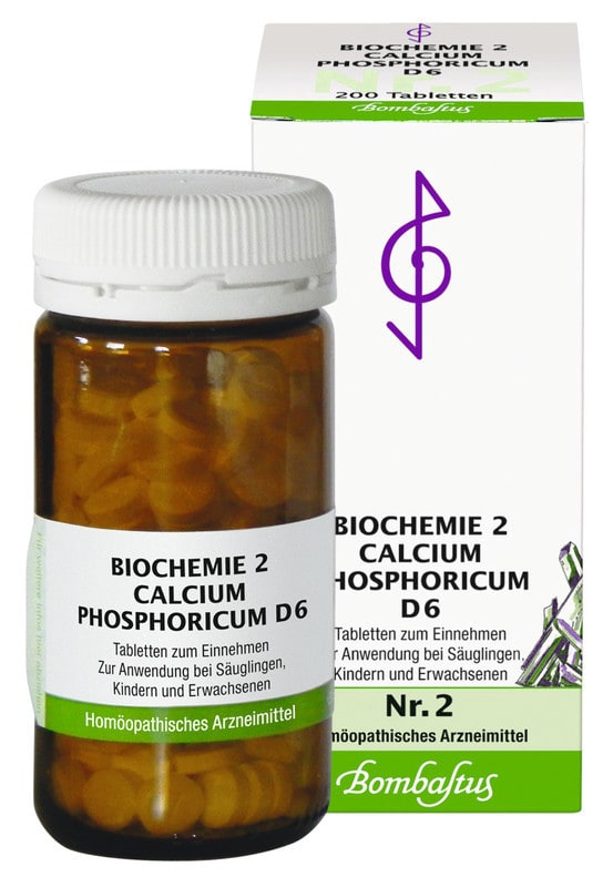 BIOCHEMIE 2 Calcium phosphoricum D 6 Tabletten 200 St Tabletten | 200  Tabletten | 0.03 EUR / 1 Stück | 04024671012274