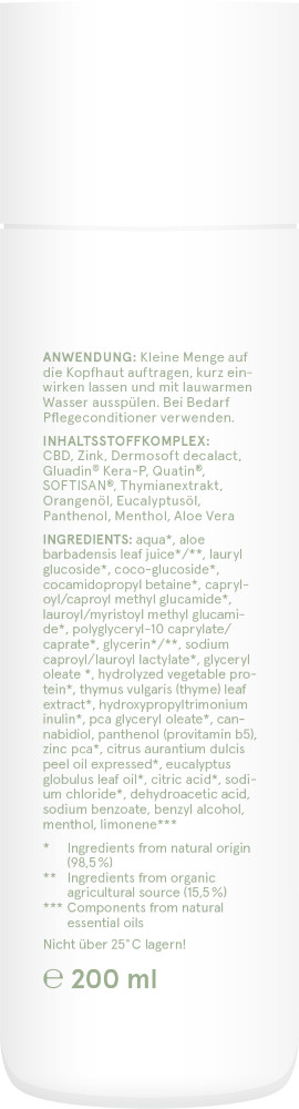CBDVITAL Haarshampoo 200 ml Shampoo