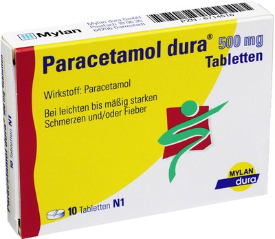 Paracetamol dura 500mg 10 St Tabletten