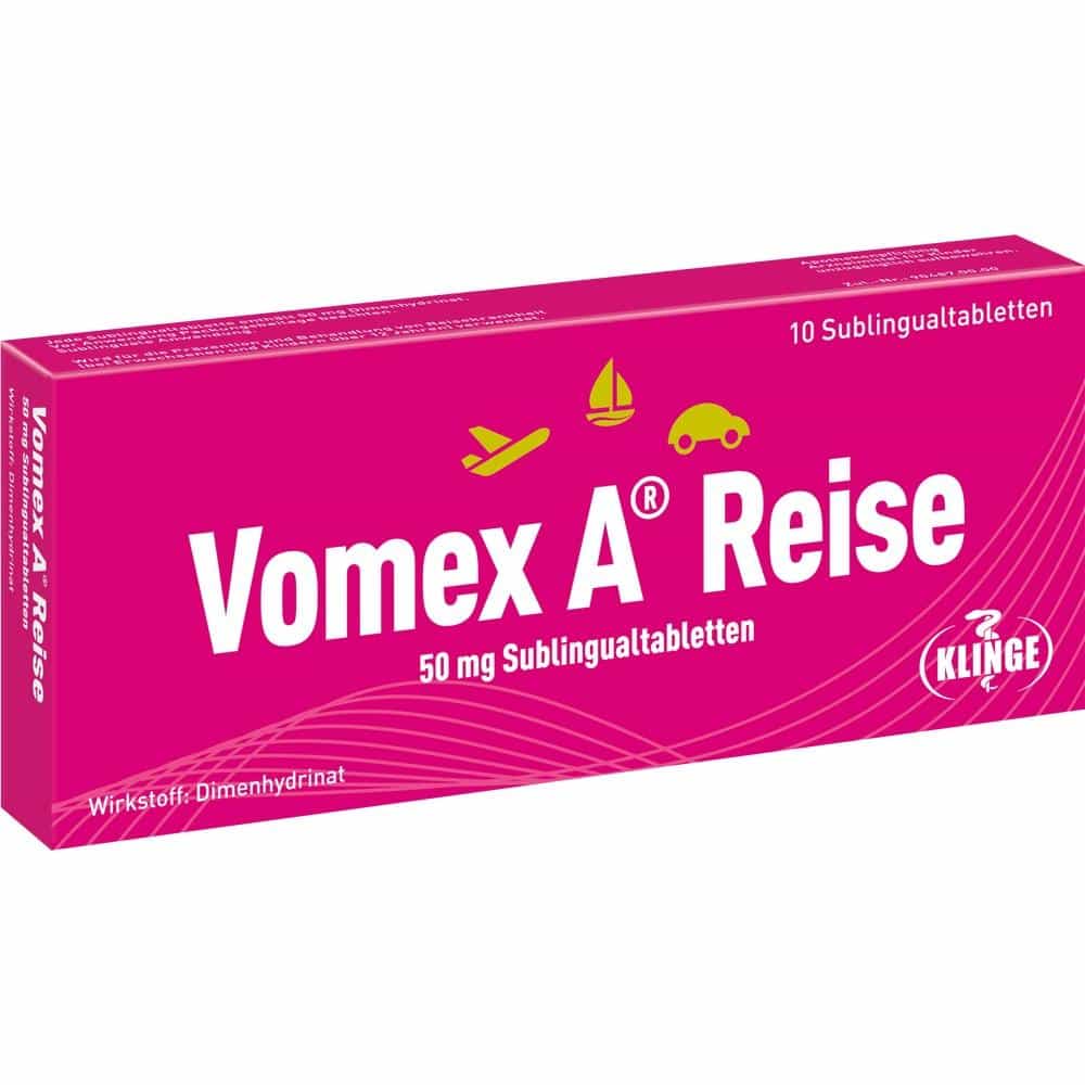 Vomex A Reise 10 St Sublingualtabletten