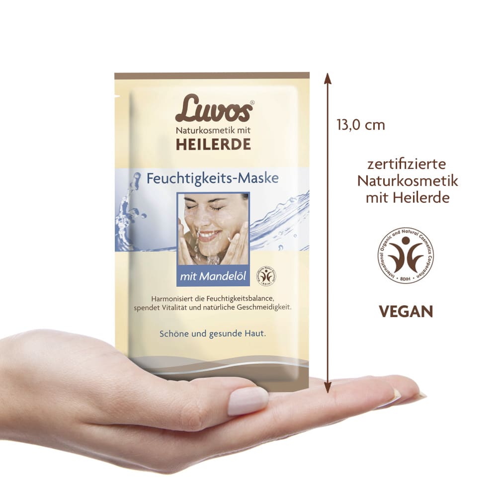 Luvos HEILERDE Feuchtigkeits-Maske Naturkosmetik 2X7.5 ml Gesichtsmaske
