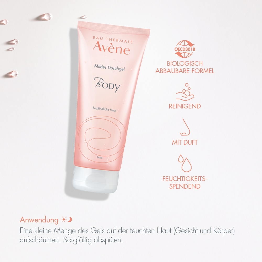 Avène BODY Mildes Duschgel 200 ml Duschgel