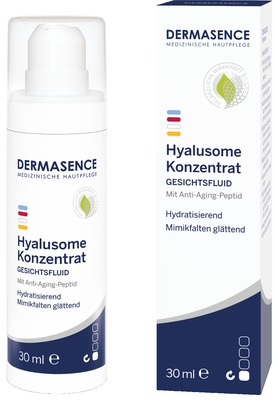 DERMASENCE Hyalusome Konzentrat GESICHTSFLUID 30 ml Emulsion