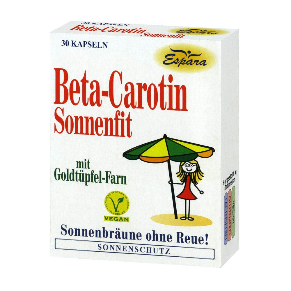 Espara Beta-Carotin Sonnenfit 30 St Kapseln