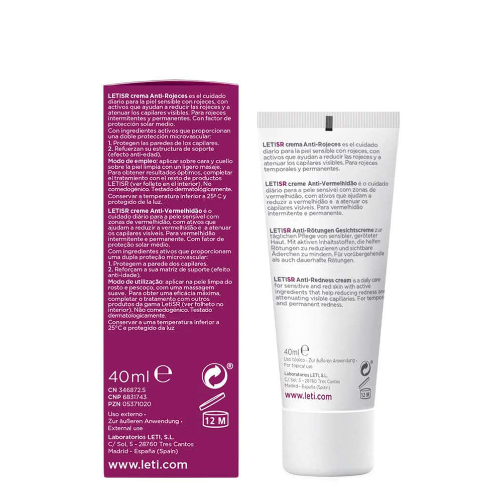 LETI SR Anti-Rötungen Gesichtscreme 40 ml Creme