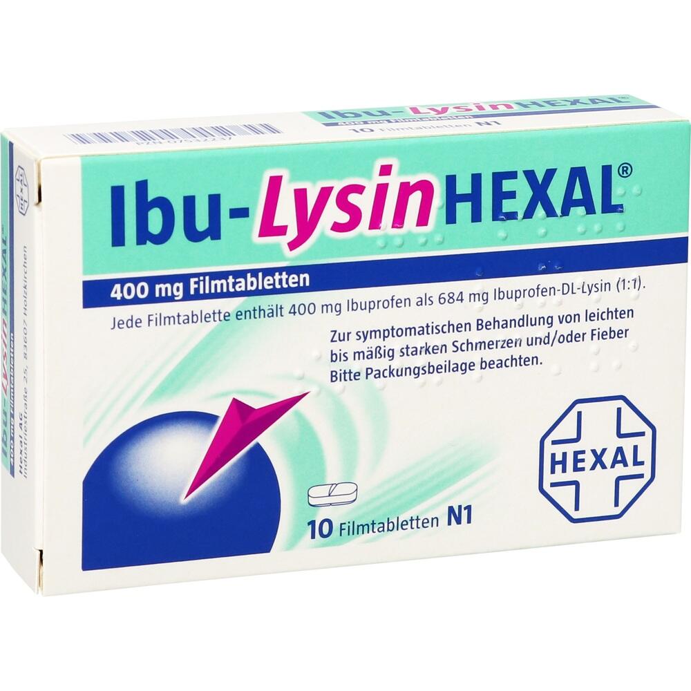 Ibu-Lysin HEXAL 400mg 10 St Filmtabletten