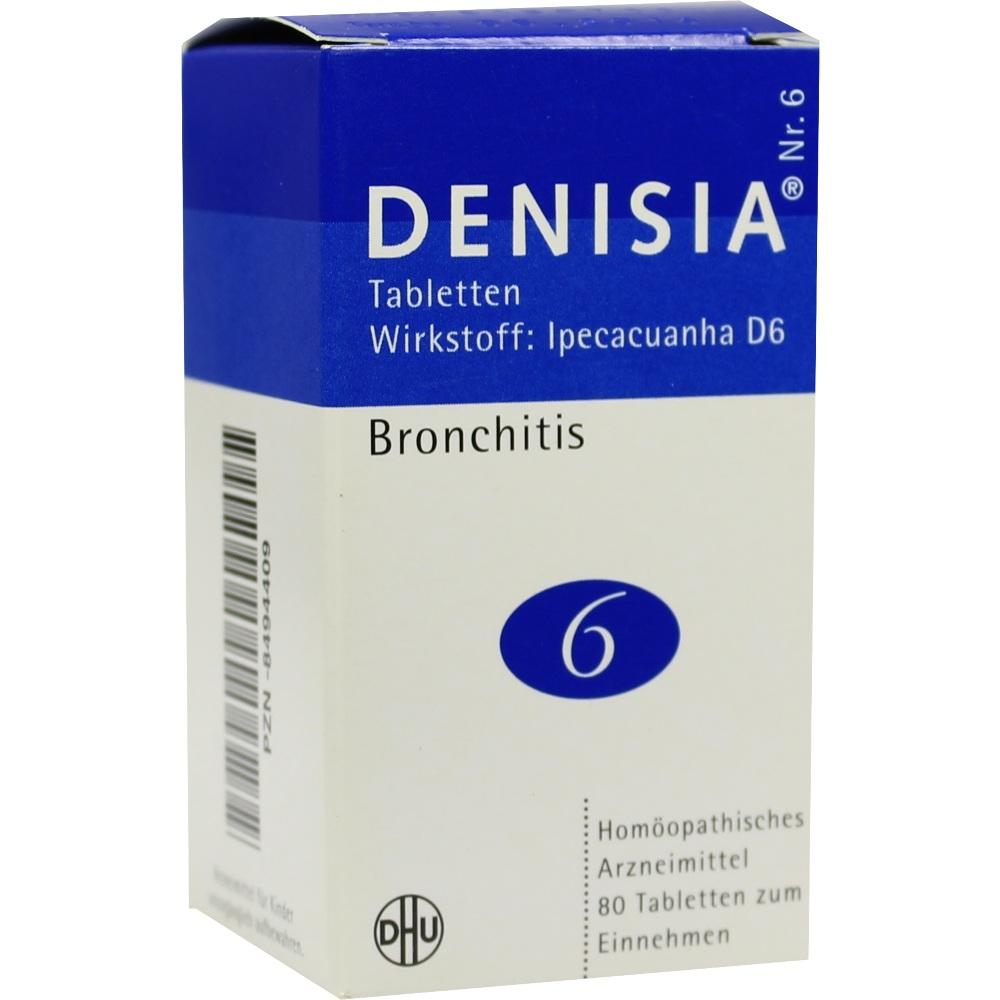 DENISIA 6 Atemwegserkrankungen Tabletten 80 St Tabletten