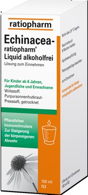 Echinacea-ratiopharm Liquid alkoholfrei 50 ml Lösung zum Einnehmen