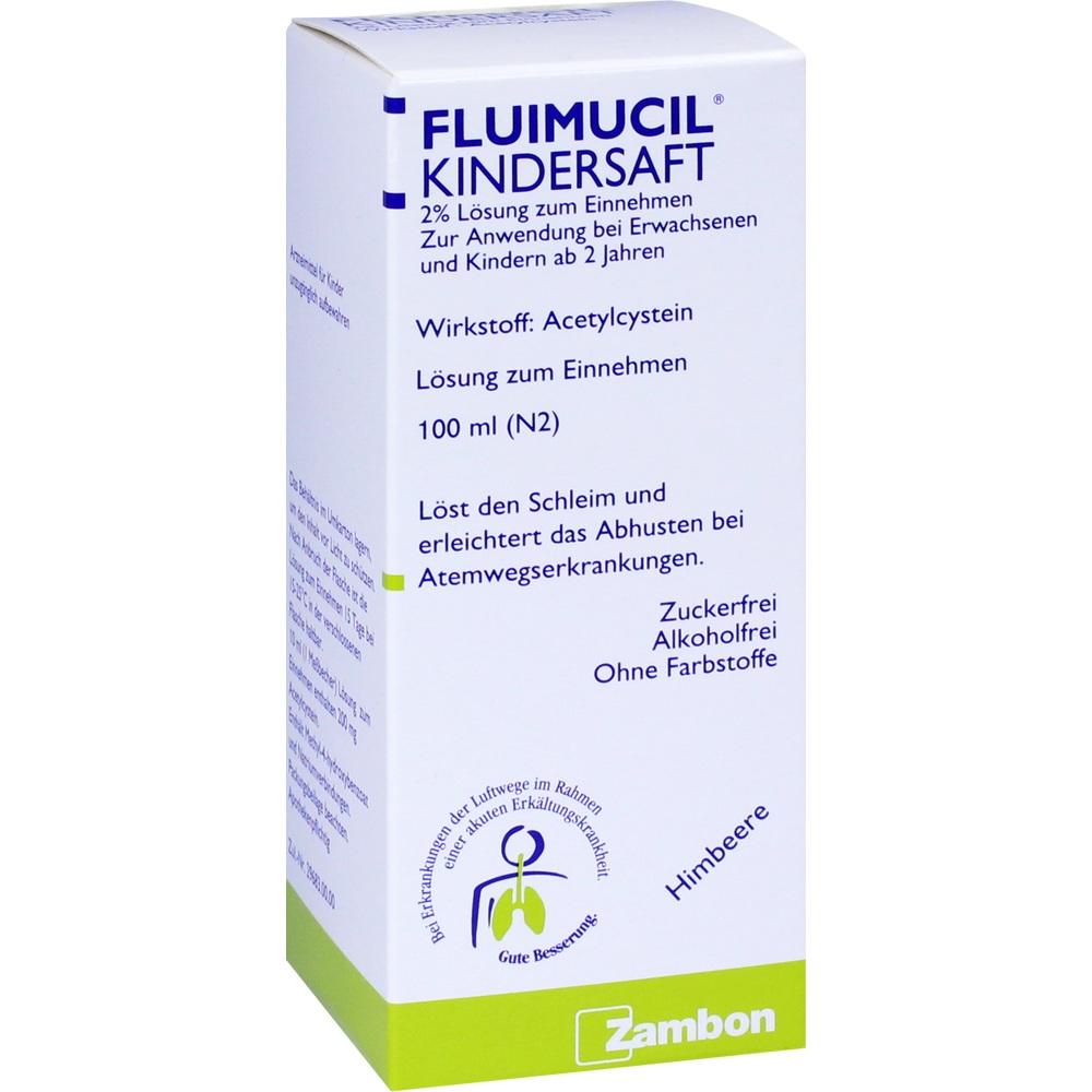 Fluimucil Kindersaft 2% 100 ml Lösung zum Einnehmen