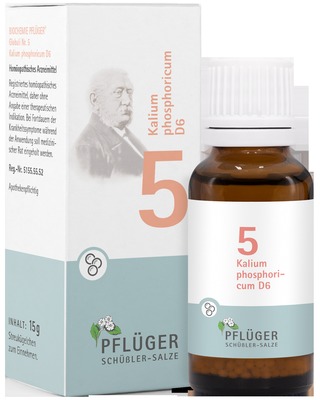 Schüßler-Salz Nr. 5 Kalium phosphoricum D6 15 g Globuli