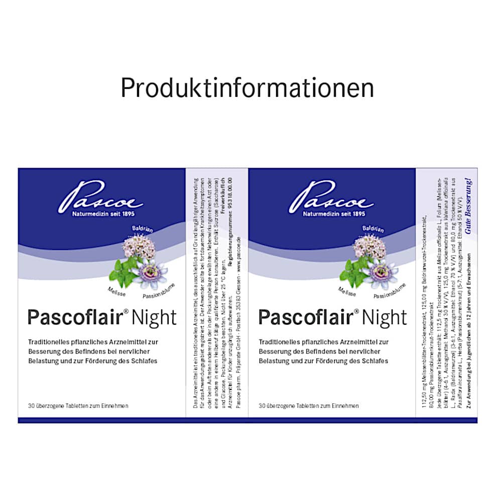 Pascoflair Night 30 St Überzogene Tabletten