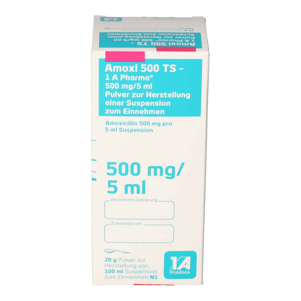 Amoxi 500 TS-1A Pharma 100 ml Pulver zur Herstellung einer Suspension zum Einnehmen