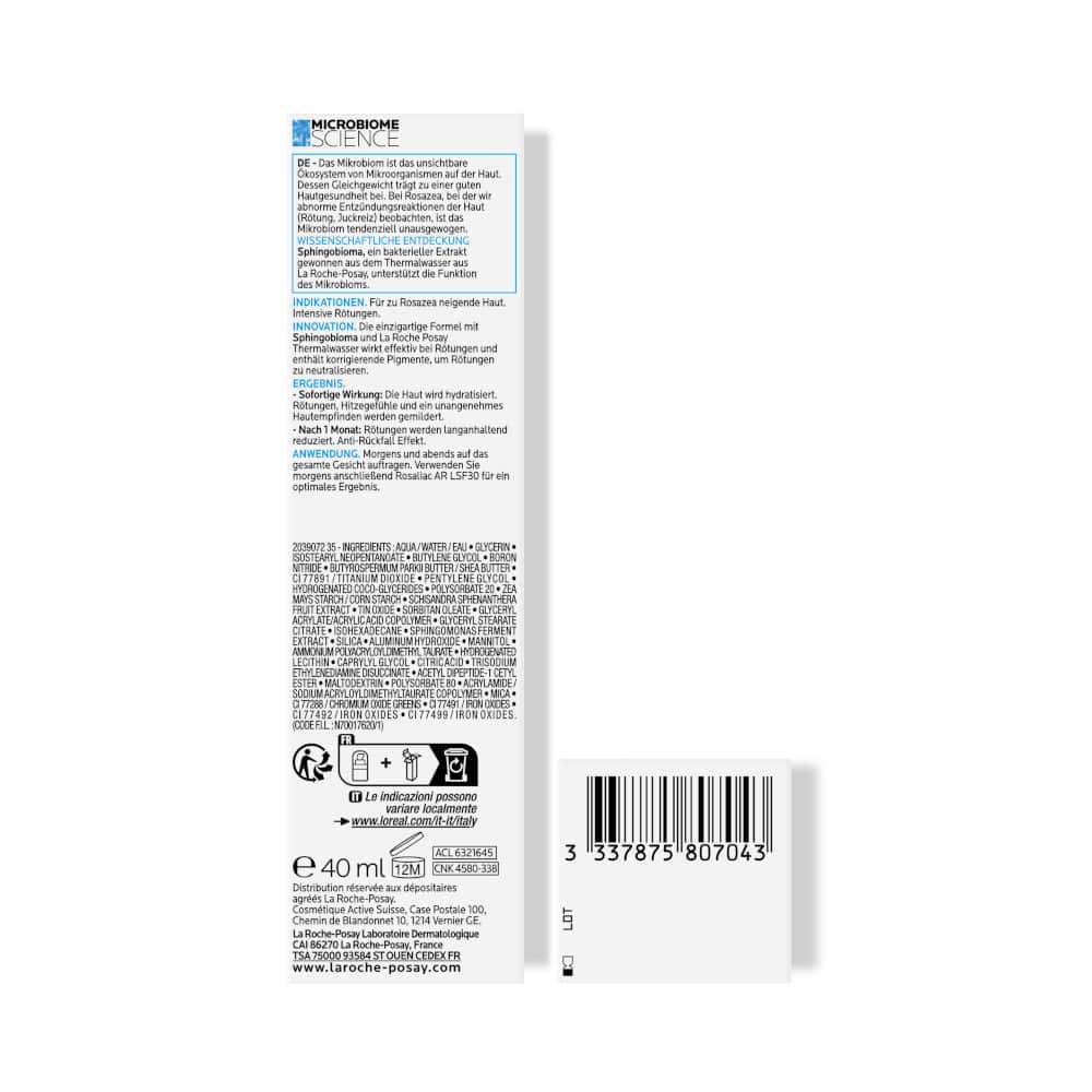 LA ROCHE-POSAY TOLERIANE ROSALIAC AR INTENSIVPFLEGE 40 ml Creme