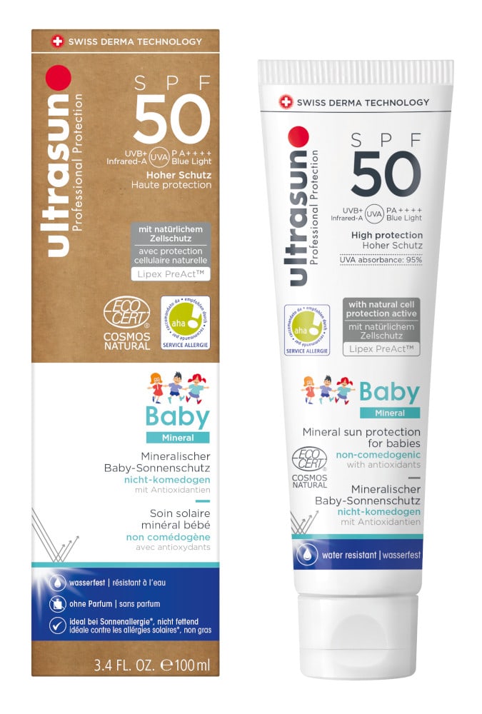 ultrasun Baby Mineral SPF 50 100 ml Gel