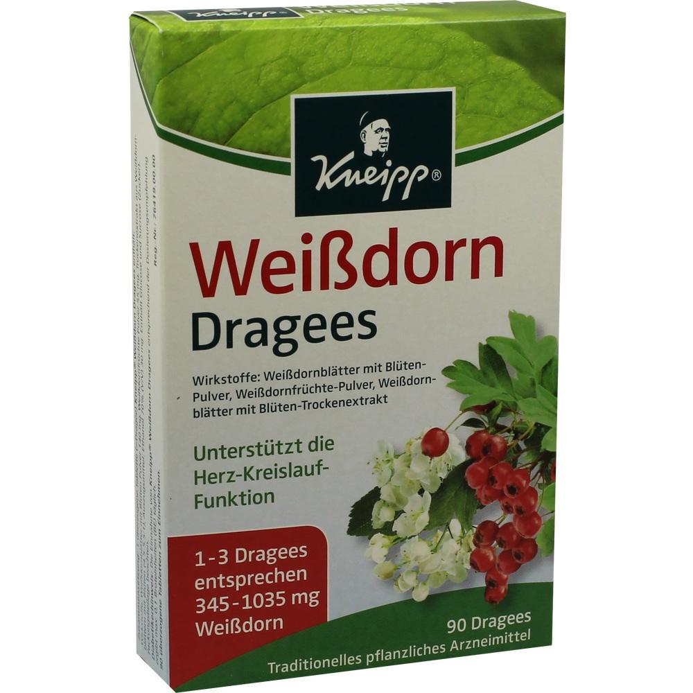 Kneipp Weißdorn Dragees 90 St Überzogene Tabletten