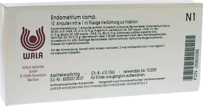 Endometrium comp. Ampullen 10X1 ml Ampullen
