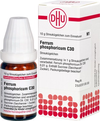 FERRUM PHOSPHORICUM C 30 Globuli 10 g Globuli