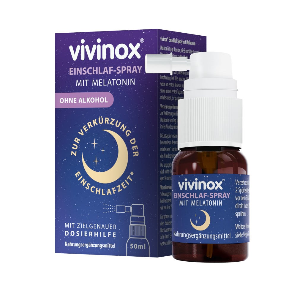 Vivinox Einschlaf-Spray mit Melatonin 50 ml Spray