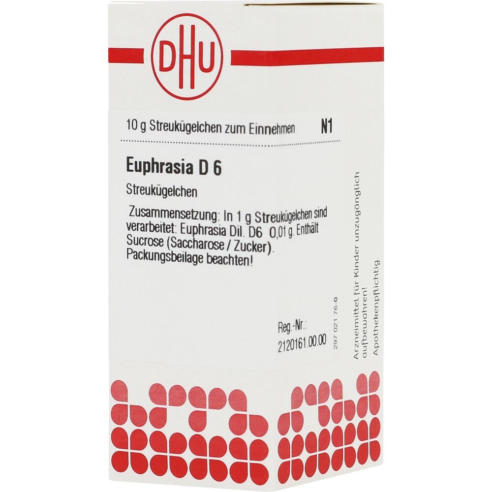 EUPHRASIA D 6 Globuli 10 g Globuli
