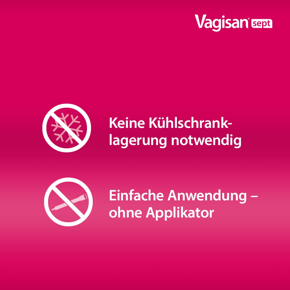 Vagisan sept Vaginalzäpfchen  10 St Vaginalsuppositorien
