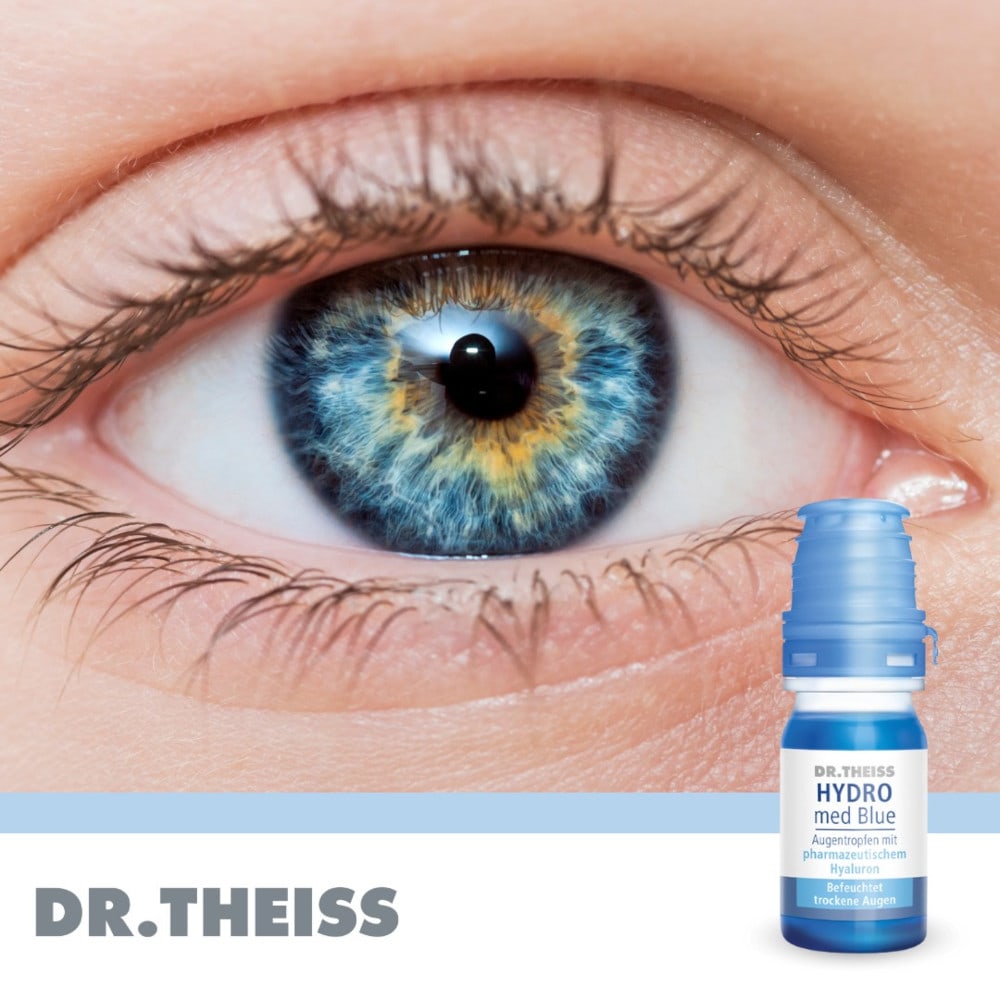 DR. THEISS HYDRO med Blue 10 ml Augentropfen
