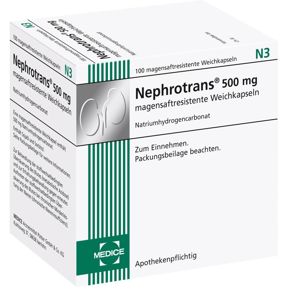 Nephrotrans 500mg 100 St Kapseln magensaftresistent
