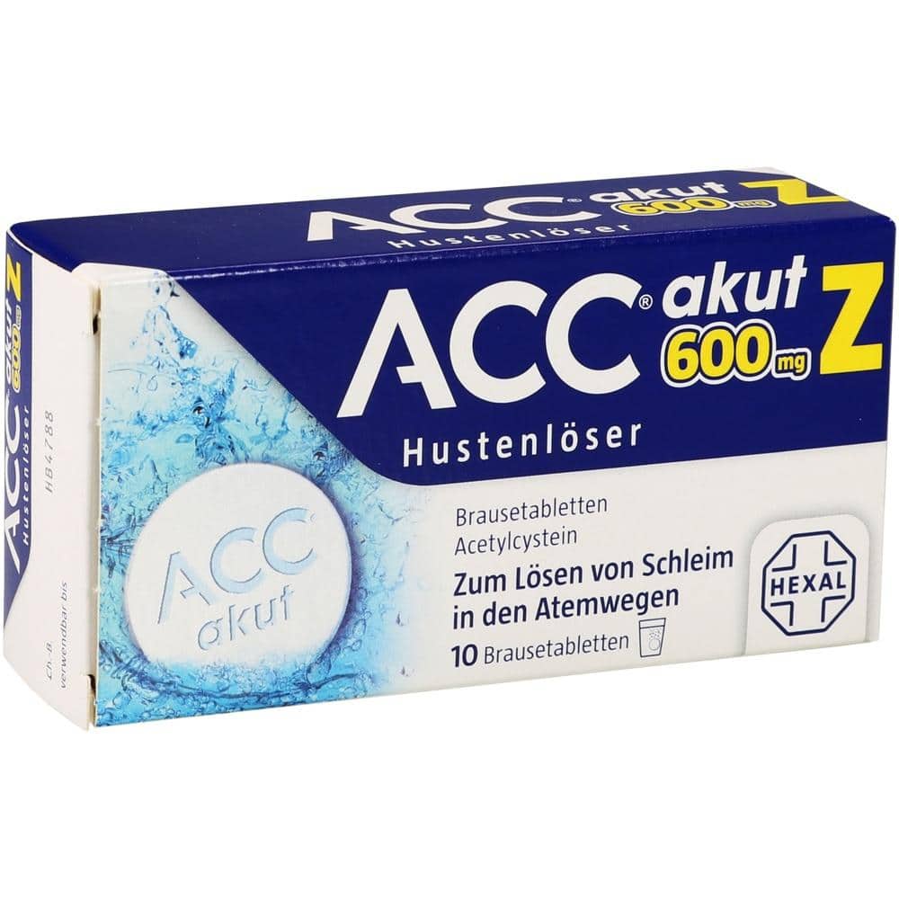 ACC akut 600mg Z Hustenlöser 10 St Brausetabletten