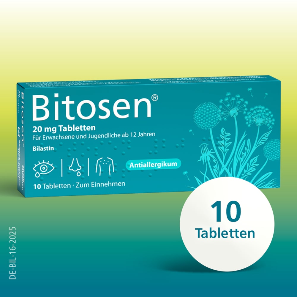 Bitosen 20 mg Antiallergikum 10 St Tabletten