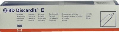 BD DISCARDIT II Spritze 5 ml 100X5 ml Spritzen